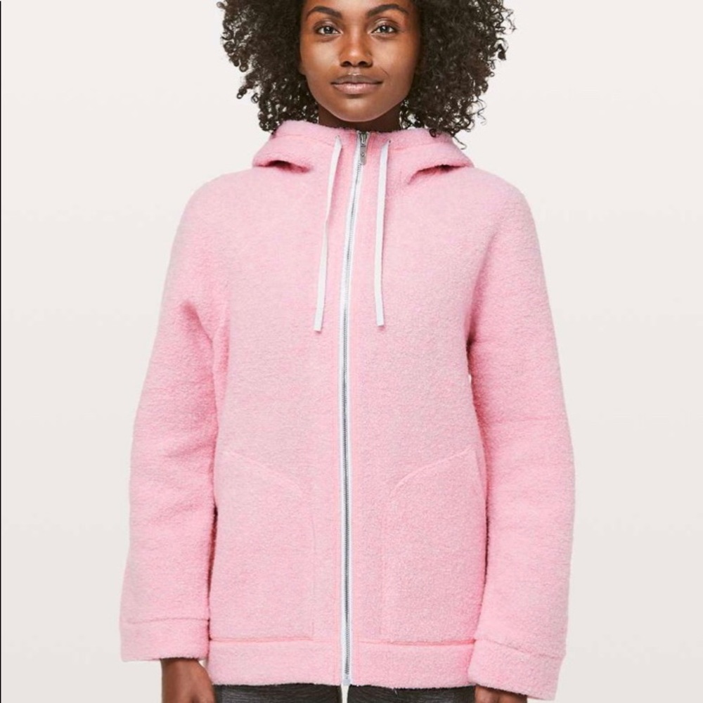 lululemon so sherpa hooded jacket